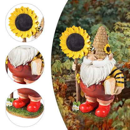 Funny Figurines Christmas Garden Dwarf Cartoon Resin Craft Home Garden Decoration for Fairy Tale Garden Miniature Garden